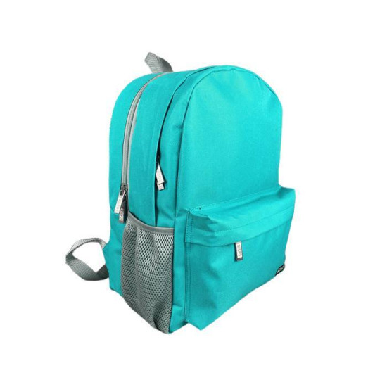 +Efo Duo Σχολική Τσάντα Πλάτης Γυμνασίου - Λυκείου σε Πετρόλ χρώμα