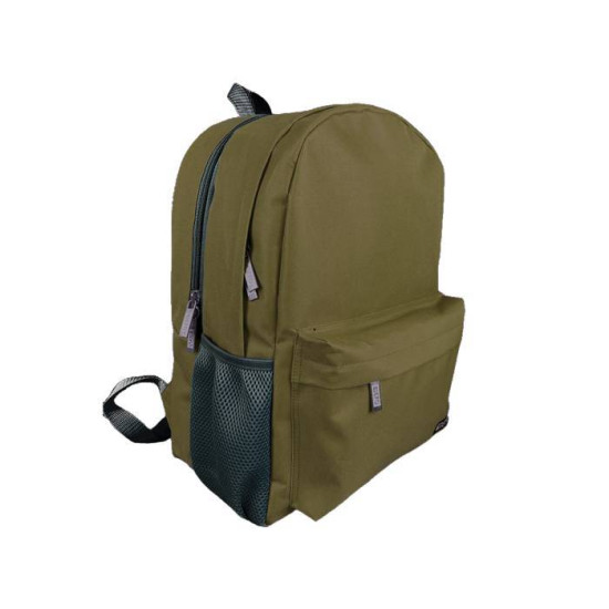 +Efo Duo Σχολική Τσάντα Πλάτης Γυμνασίου - Λυκείου σε Χακί χρώμα