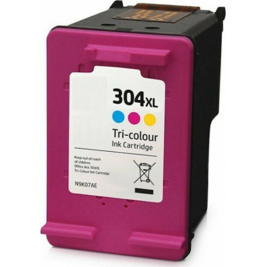 Συμβατό Μελάνι Εκτυπωτή InkJet HP 304XL (N9K07AE) 0.3Κ Πολλαπλό (Color)