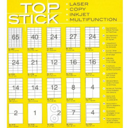 Ετικέτες Εκτυπωτή Topstick 192MMX38MM 100Φ.8721