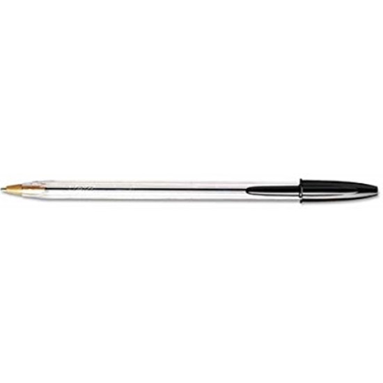 Bic Στυλό Ballpoint 1.0mm με Μαύρο Mελάνι Cristal Original