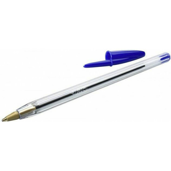 Bic Στυλό Ballpoint 1.0mm με Μπλε Mελάνι Cristal Original