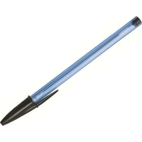 Bic Στυλό Ballpoint 1.2mm με Μαύρο Mελάνι Cristal Soft