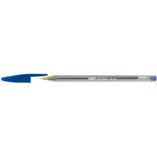Bic Στυλό Ballpoint 1.6mm με Μπλε Mελάνι Cristal Large