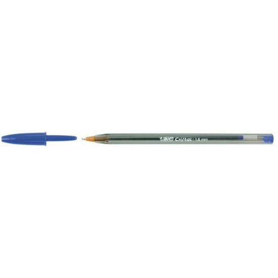 Bic Στυλό Ballpoint 1.6mm με Μπλε Mελάνι Cristal Large