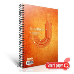 Τετράδιο Σπιράλ +Efo Notebook Σε Διάφορα Χρώματα 5 Θέματα 150Φ 