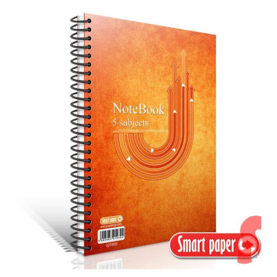 Τετράδιο Σπιράλ +Efo Gravity Σε Διάφορα Χρώματα 5 Θέματα 150Φ