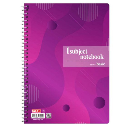 +Efo Σπιράλ Τετράδιο Ριγέ A4 30 Φύλλων 1 Θέμα (Διάφορα Χρώματα) +Efo Σπιράλ Τετράδιο Ριγέ A4 30 Φύλλων 1 Θέμα (Διάφορα Χρώματα)