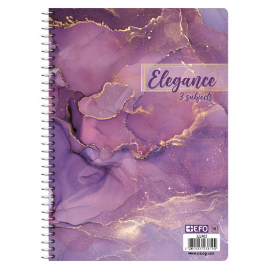 +Efo Τετράδιο Σπιράλ Α4 120 Φύλλων 4 Θεμάτων (Διάφορα Χρώματα)