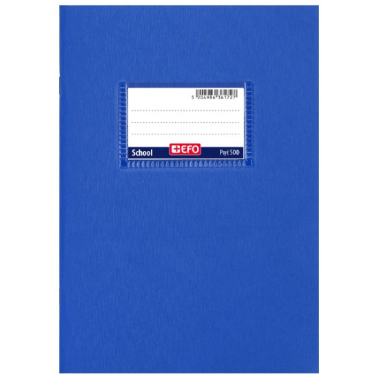 +EFO Τετράδιο School 17x25 50 Φύλλα Μπλε