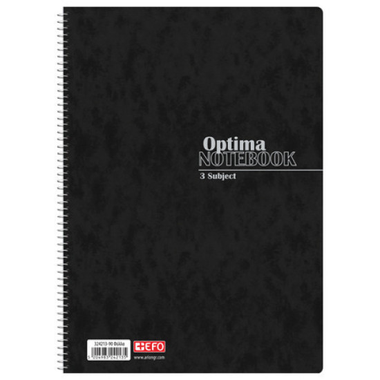 +Efo Τετράδιο Σπιράλ Α4 90 Φύλλων 3 Θεμάτων (Διάφορα Χρώματα)