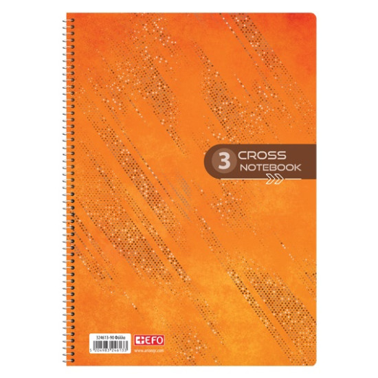 +Efo Τετράδιο Σπιράλ Α4 90 Φύλλων 3 Θεμάτων (Διάφορα Χρώματα)