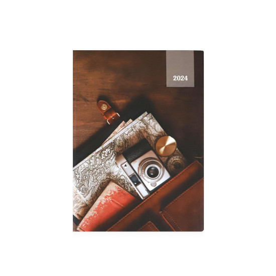 Ημερολόγιο 2024 12x16,5 Ekdosis Photo Retro φωτογραφική μηχανή