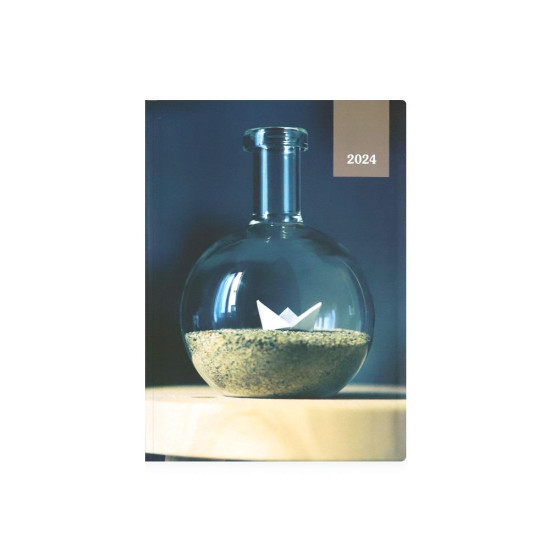 Ημερολόγιο 2024 12x16,5 Ekdosis Photo Retro γυάλινη μπάλα