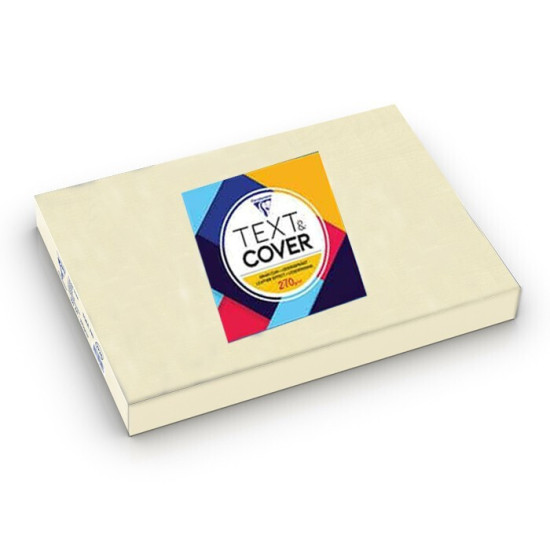 Clairefontaine Χαρτί Εκτύπωσης A4 270gr/m² 100 φύλλα Ivory Leather