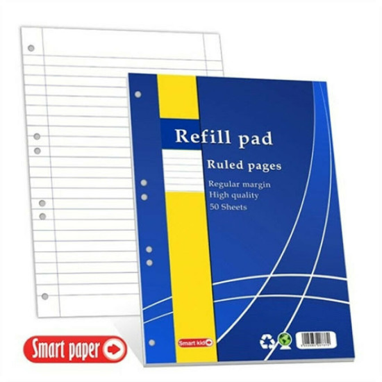 Smart Paper 50 Ανταλλακτικά Φύλλα B5 Ριγέ 17x25
