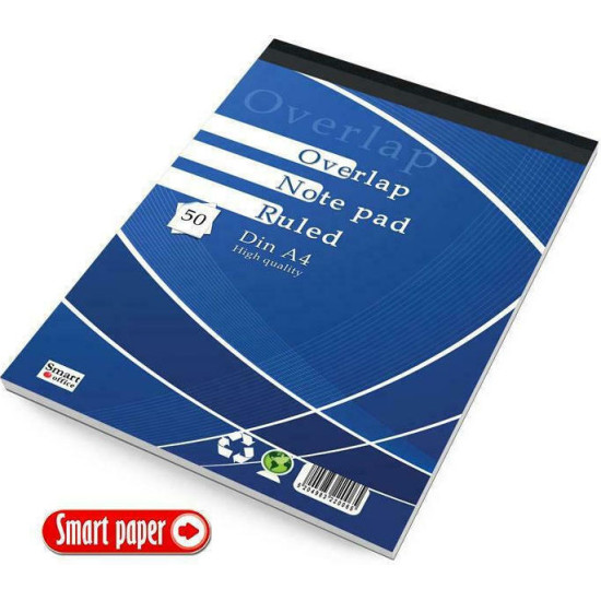 +Efo Μπλοκ Σημειώσεων 50 Φύλλων Α4 Ριγέ