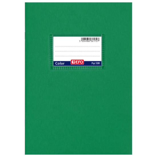 +EFO Τετράδιο Color 17x25 50 Φύλλα Πράσινο
