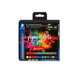 Staedtler Μαρκαδόροι Σχεδίου Πολύχρωμοι Basic Colours 12τμχ