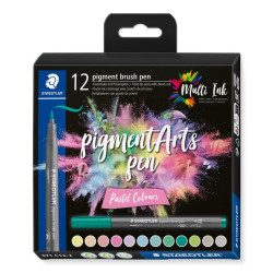 Staedtler Μαρκαδόροι Σχεδίου Πολύχρωμοι Pastel Colours 12τμχ
