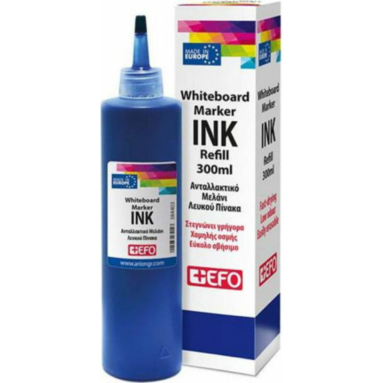 +Efo Ανταλλακτικό Μελάνι για Μαρκαδόρο σε Μπλε χρώμα 300ml