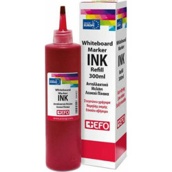 +Efo Ανταλλακτικό Μελάνι για Μαρκαδόρο σε Κόκκινο χρώμα 300ml