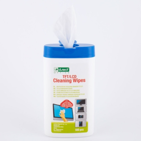 Καθαριστικά μαντηλάκια οθόνης 100τεμ DRECT
