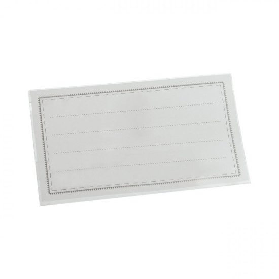 Κονκάρδα Συνεδριών Πλάγια Πλαστική 5,4x9,0cm