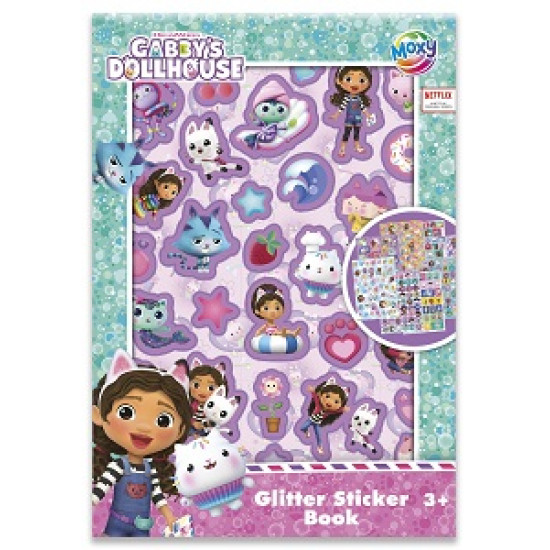 Moxy Βιβλίο με αυτοκόλλητα Dreamworks Gabby's Dollhouse A5 Moxy Βιβλίο με αυτοκόλλητα Dreamworks Gabby's Dollhouse A5