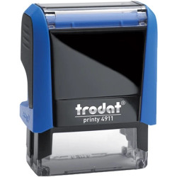 Trodat Printy 4911 Αυτόματη Σφραγίδα με Μπλε Σώμα Μπλε Ταμπόν 38x14mm