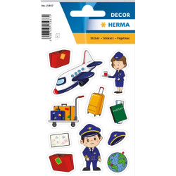 Herma αυτοκόλλητα  αεροδρόμιο 3 σελίδες