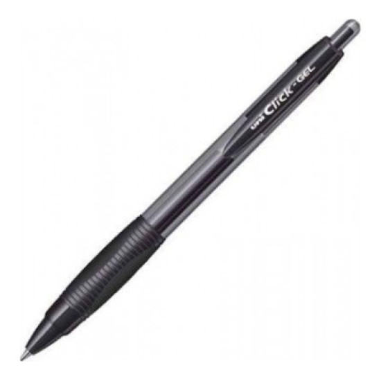 Uni-Ball Στυλό Ballpoint 0.7mm με Μαύρο Mελάνι click gel Uni-Ball Στυλό Ballpoint 0.7mm με Μαύρο Mελάνι click gel