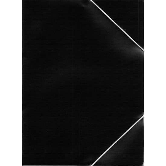 GROOVY ντοσιέ με λάστιχο 24x32cm πλαστικό μαύρο