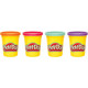 Hasbro Play-Doh 4 Βαζάκια Πλαστελίνης Sweet για 2+ Ετών