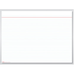 Χαρτοσύν Φυλλάδα Ριγέ 21x30εκ 100Φ [503]