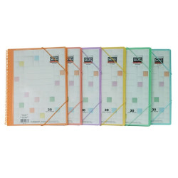 Skag Ντοσιέ Σουπλ με 30 Διαφάνειες (Διάφορα παστέλ Χρώματα)