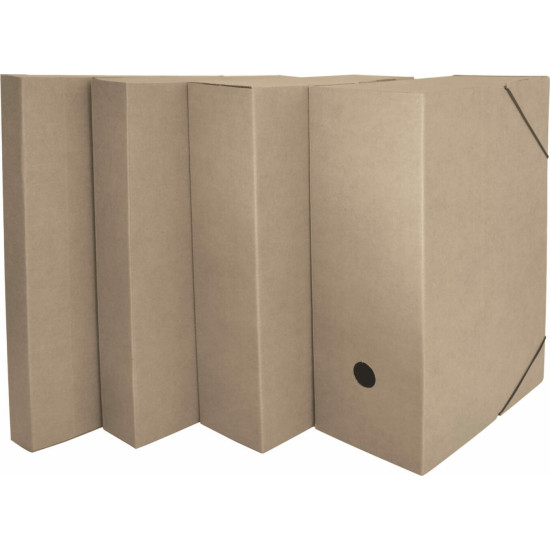 Salko Paper Κουτί Αρχειοθέτησης με Λάστιχο Οντουλέ 8cm 25 x 33cm