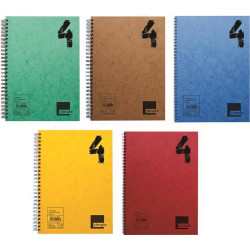 A&G Paper Σπιράλ Τετράδιο Ριγέ Α4 4 Θεμάτων Simple (Διάφορα Χρώματα)