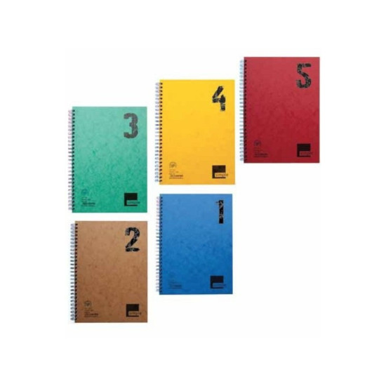 A&G Paper Σπιράλ Τετράδιο Ριγέ Β5 1 Θέματος Simple (Διάφορα Χρώματα) A&G Paper Σπιράλ Τετράδιο Ριγέ Β5 1 Θέματος Simple (Διάφορα Χρώματα)