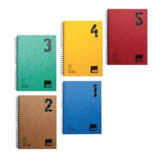 A&G Paper Σπιράλ Τετράδιο Ριγέ Β5 5 Θεμάτων Simple (Διάφορα Χρώματα) A&G Paper Σπιράλ Τετράδιο Ριγέ Β5 5 Θεμάτων Simple (Διάφορα Χρώματα)