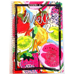 ANEKKE τετράδιο σπιράλ A4 21x29,7cm 2 θεμάτων 80φ ANEKKE τετράδιο σπιράλ A4 21x29,7cm 2 θεμάτων 80φ