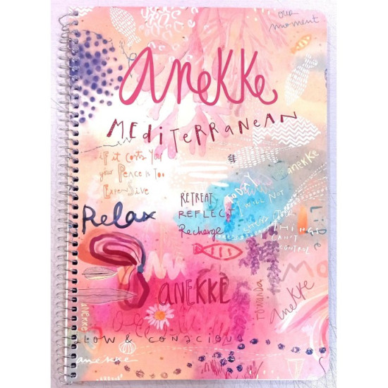 ANEKKE τετράδιο σπιράλ A4 21x29,7cm 2 θεμάτων 80φ ANEKKE τετράδιο σπιράλ A4 21x29,7cm 2 θεμάτων 80φ