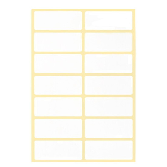 +Efo 560 Αυτοκόλλητες Ετικέτες No15 Ορθογώνιες σε Λευκό Χρώμα 48x20mm
