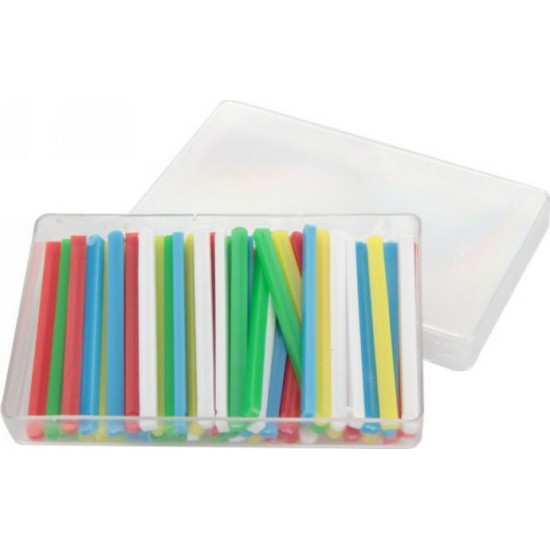 Ξυλάκια Αρίθμησης Πλαστικά Κασετίνα 50τμχ