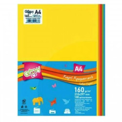 Χαρτί 160γρ Α4 100Φ GROOVY έντονα χρώματα 100 φύλλα Χαρτί 160γρ Α4 100Φ GROOVY έντονα χρώματα 100 φύλλα