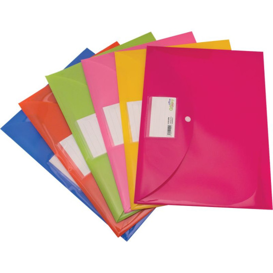 Φάκελος με κουμπί χρωματιστός με κουμπί Α4 Groovy 0.32.078 Φάκελος με κουμπί χρωματιστός με κουμπί Α4 Groovy 0.32.078