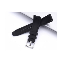 Λουράκι ρολογιού BAND22MMLT-BR, 22mm, δερμάτινο, μαύρο