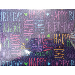 Ευχετήρια Κάρτα ''Happy Birthday'' Με Κούμπωμα Καρδιά 12x9cm [FHS303]