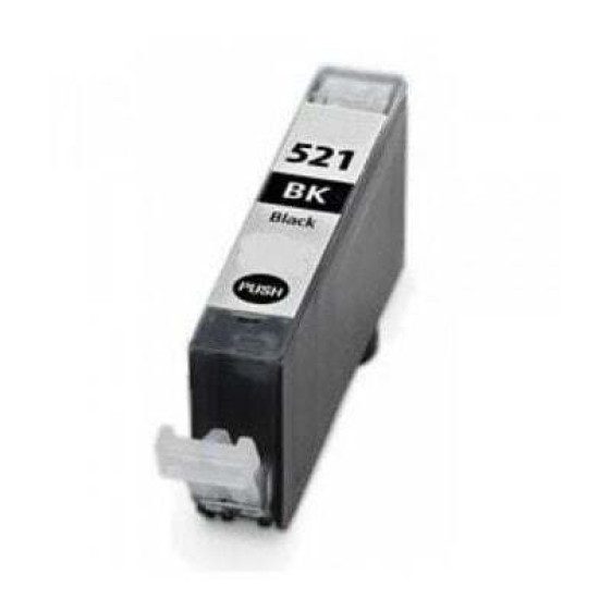 Συμβατό Μελάνι Εκτυπωτή InkJet Canon CLI-521BK (2933B001) Black
