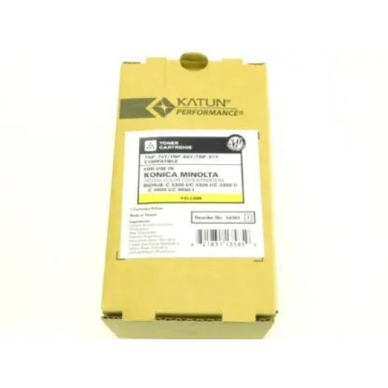 Katun Συμβατό Toner για Laser Εκτυπωτή Konica Minolta TNP-79/80/81 9K Κίτρινο